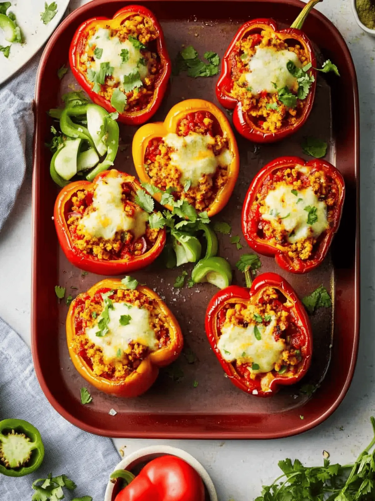 Vegetarian Stuffed Peppers