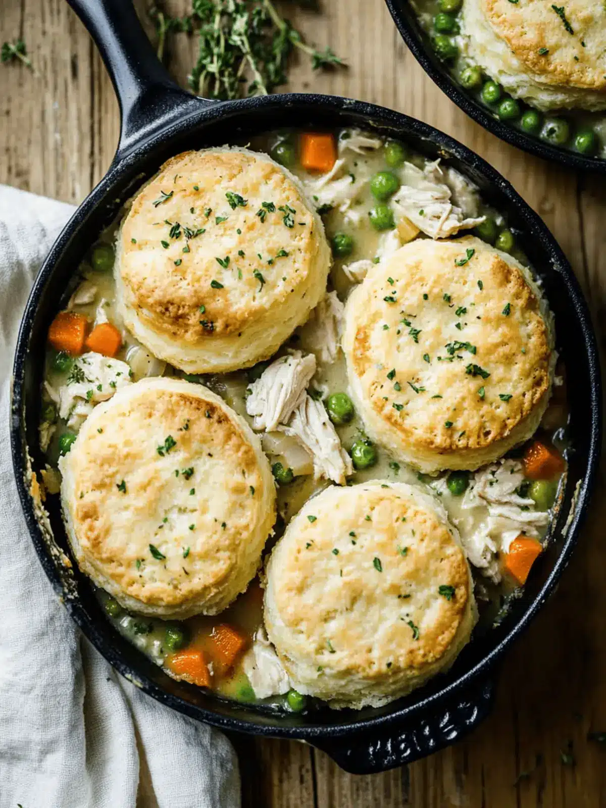 Biscuit Chicken Pot Pie