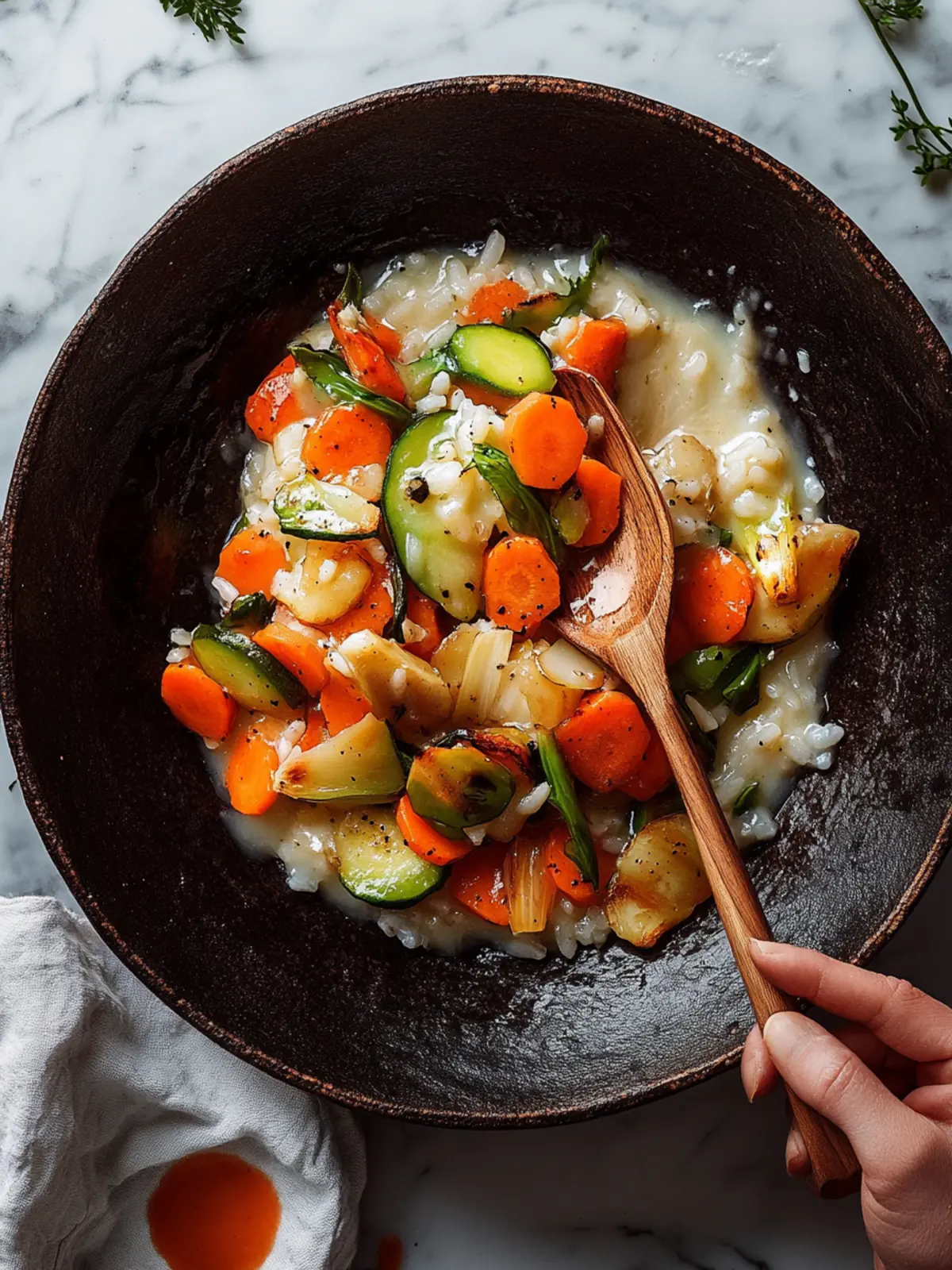 Rice Cake With Mixed Vegetables