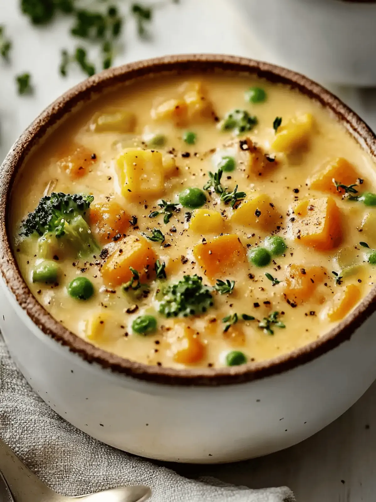 Veggie Pot Pie Soup