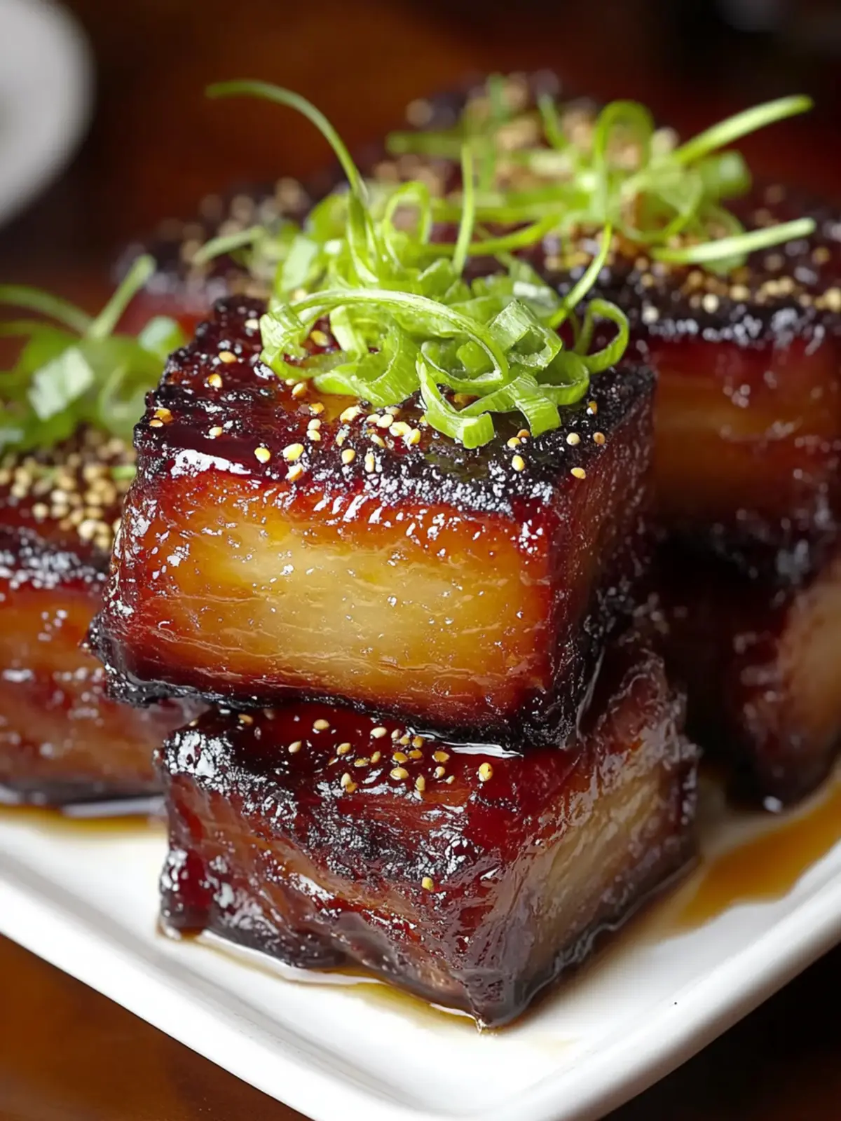 Caramelized Honey Glazed Pork Belly