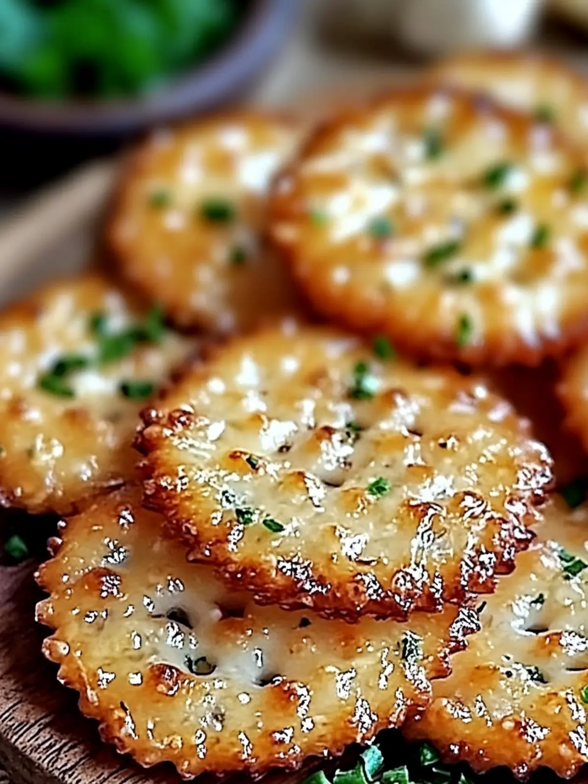 Garlic Bread Ritz Bits