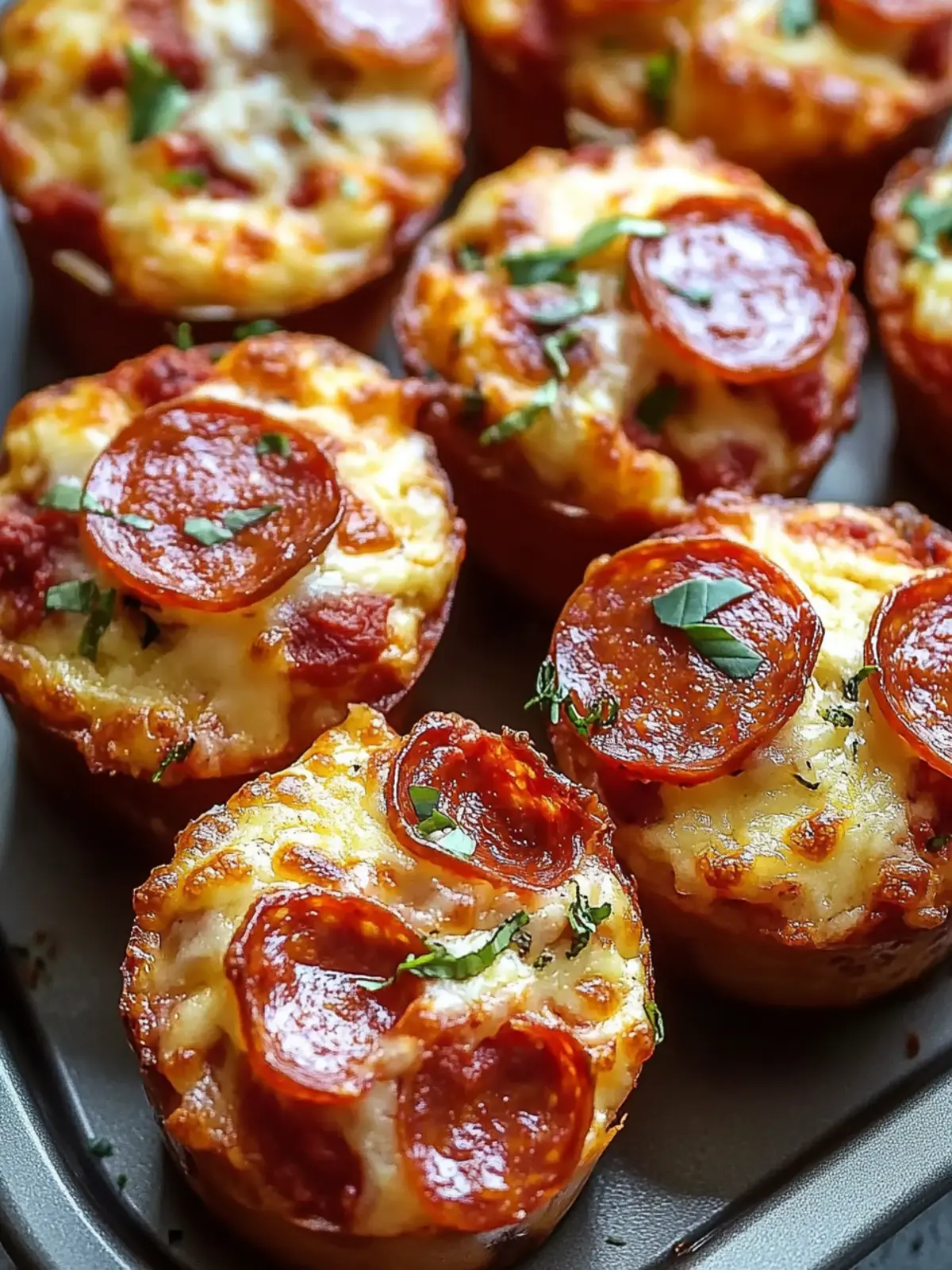 Carnivore Pizza Muffins