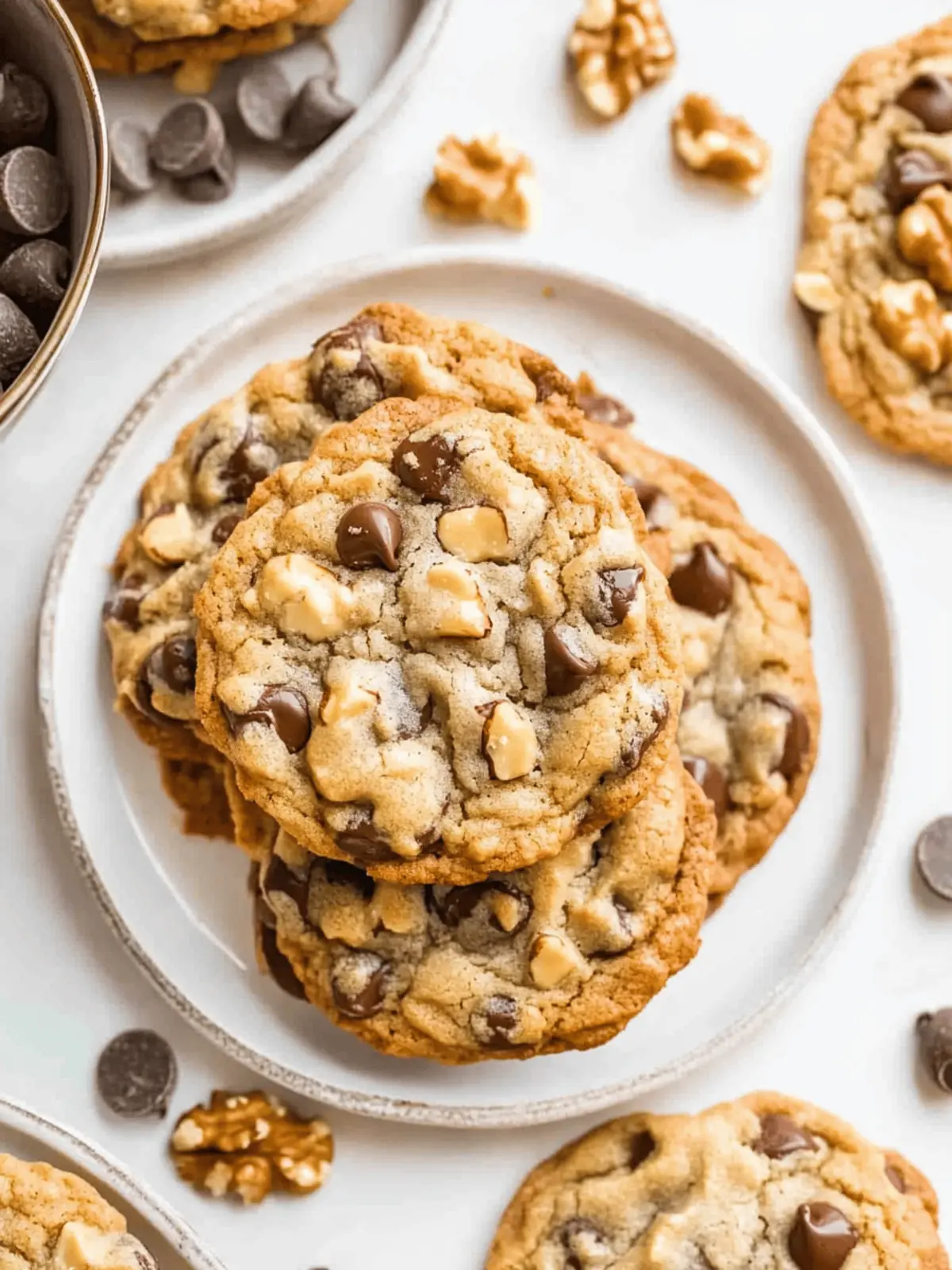 Walnut Chocolate Chip Cookies