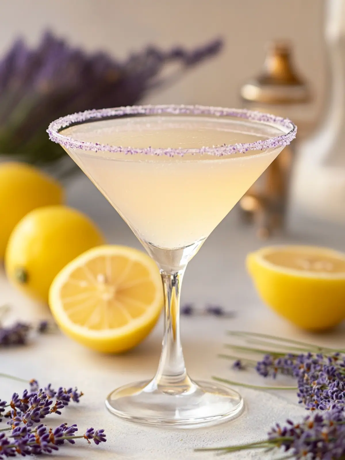 Lavender Lemon Drop Martini