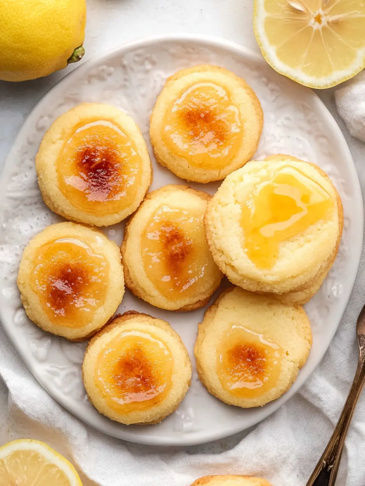 Lemon Crème Brûlée Cookies