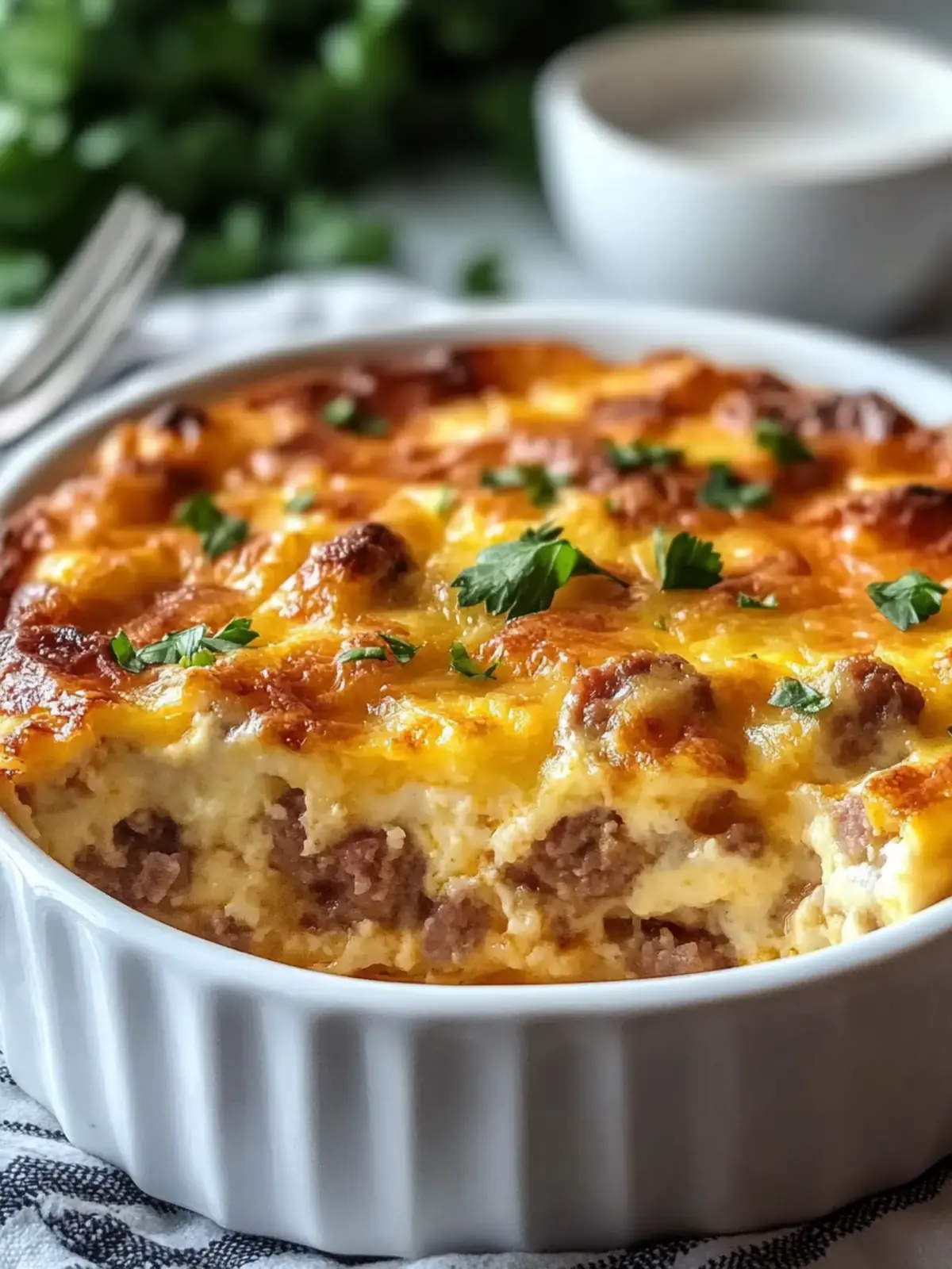 Easy Sausage and Egg Casserole