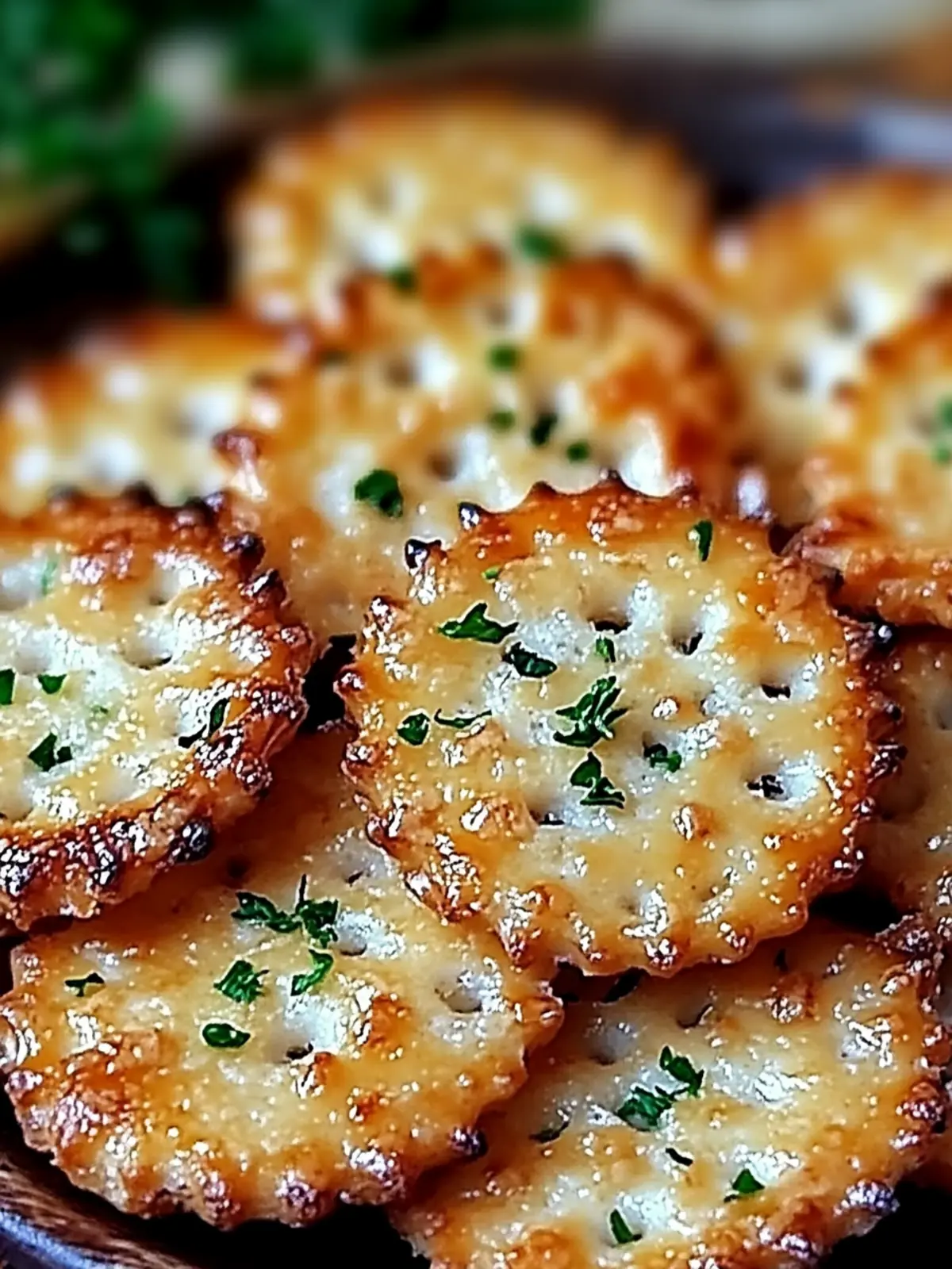 Garlic Bread Ritz Bits