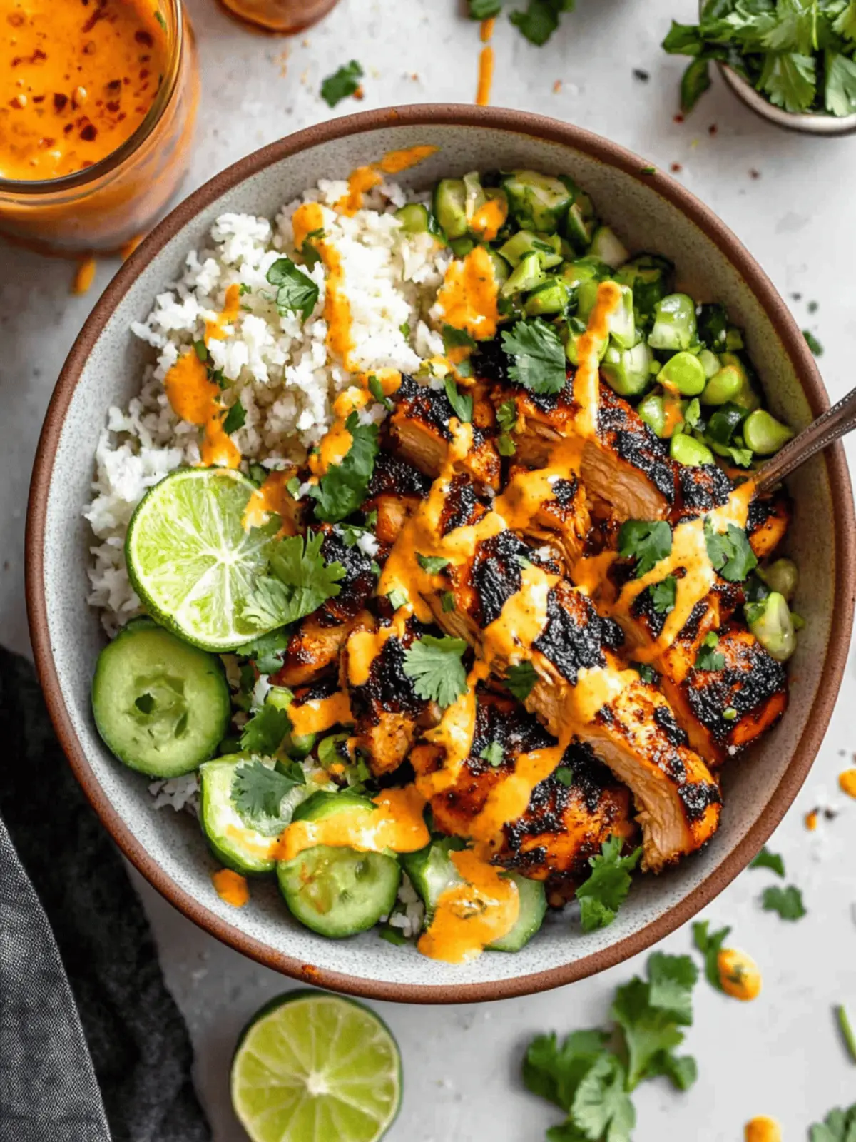 Cilantro Lime Chicken Bowls