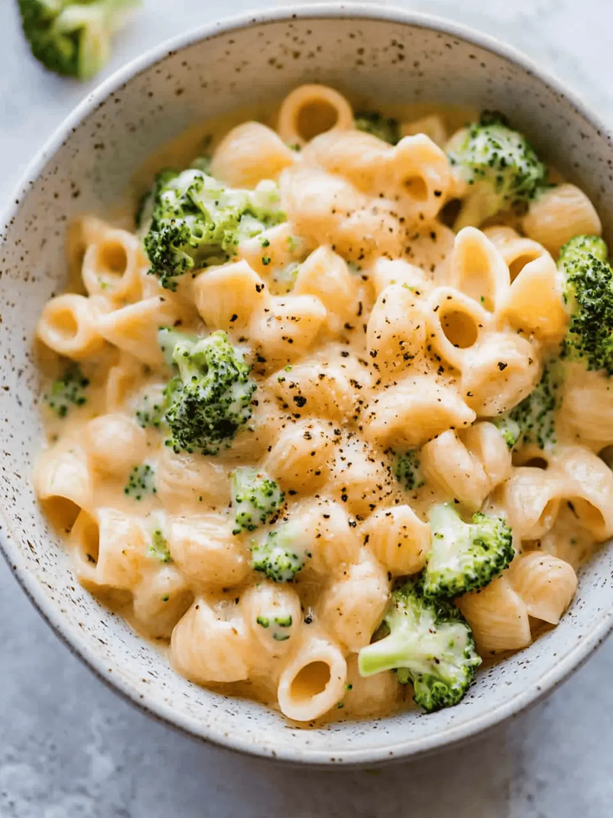 Cheesy Cheddar Broccoli Pasta