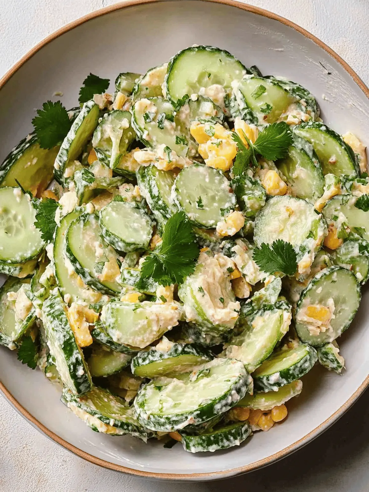 Cucumber Salad (Mexican style)