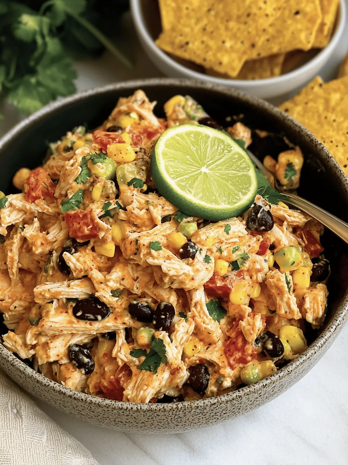 High Protein Southwest Chicken Salad