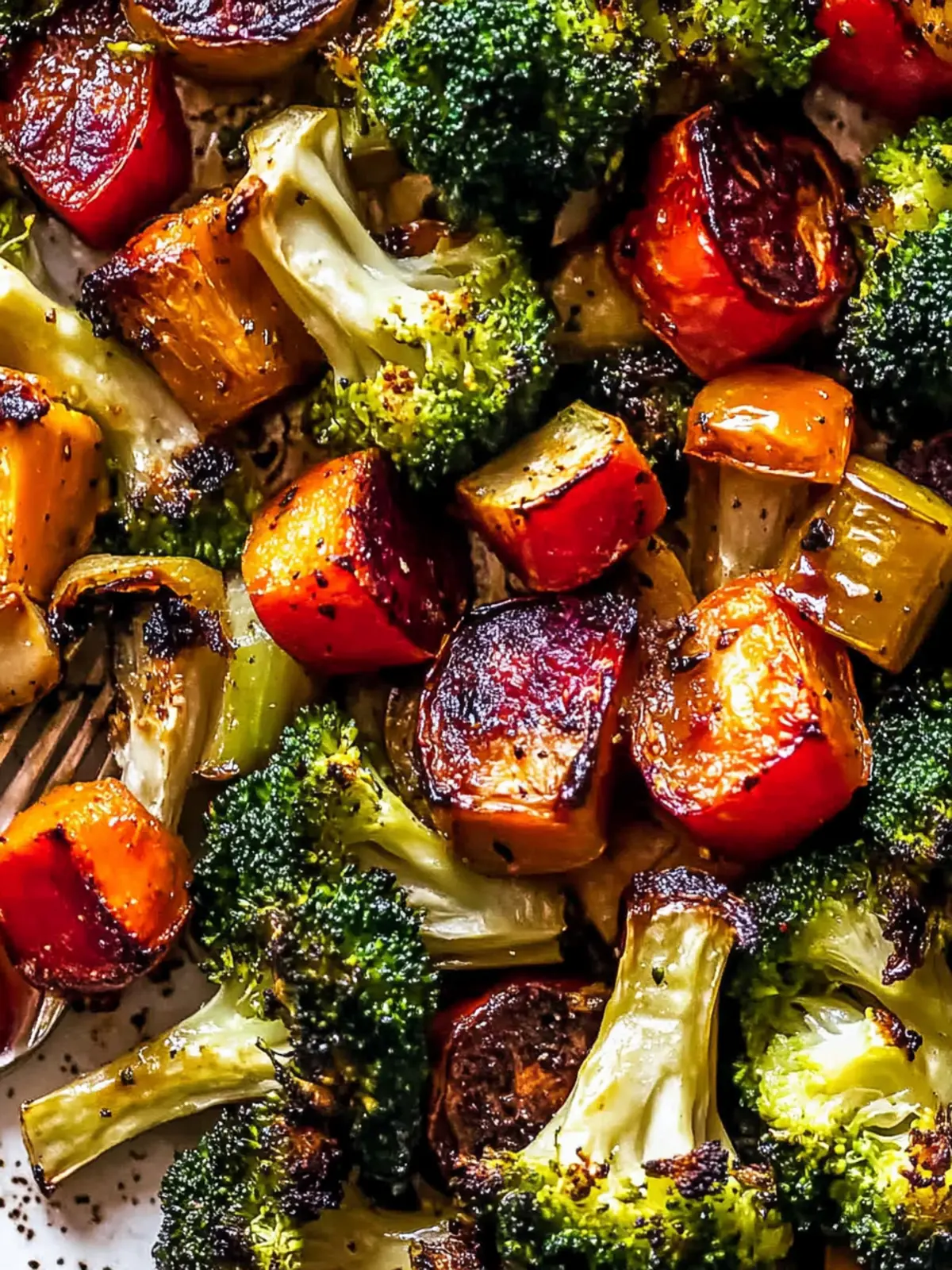 Healthy & Delicious Roasted Vegetable with Broccoli