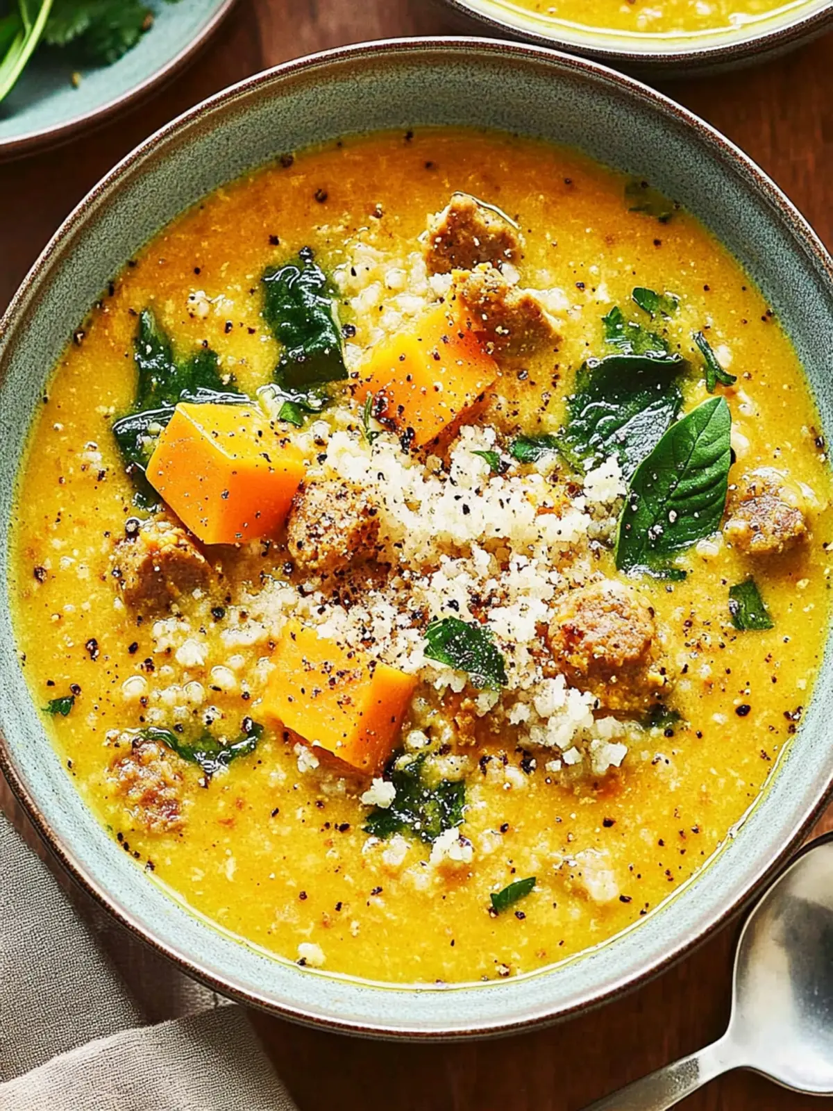 Butternut Squash Sausage Soup