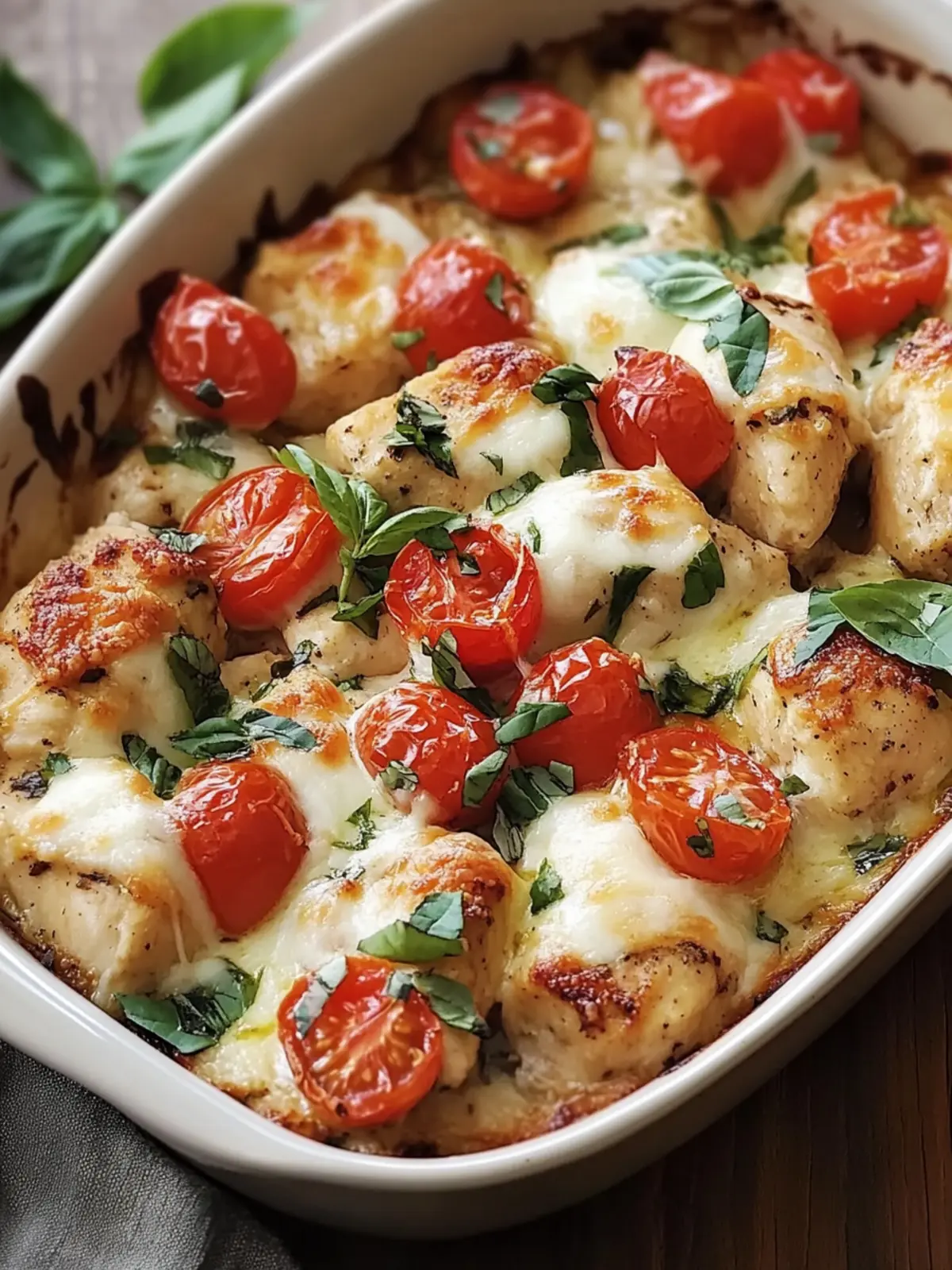 Bruschetta Chicken Bake