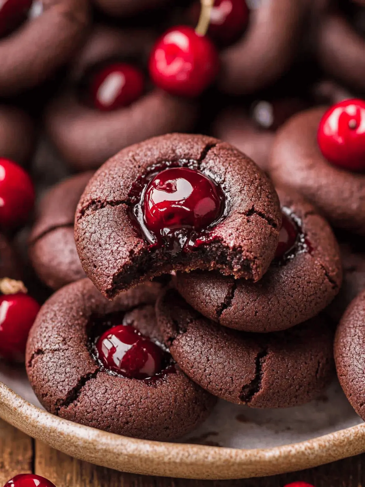 Chocolate Cherry Cookies