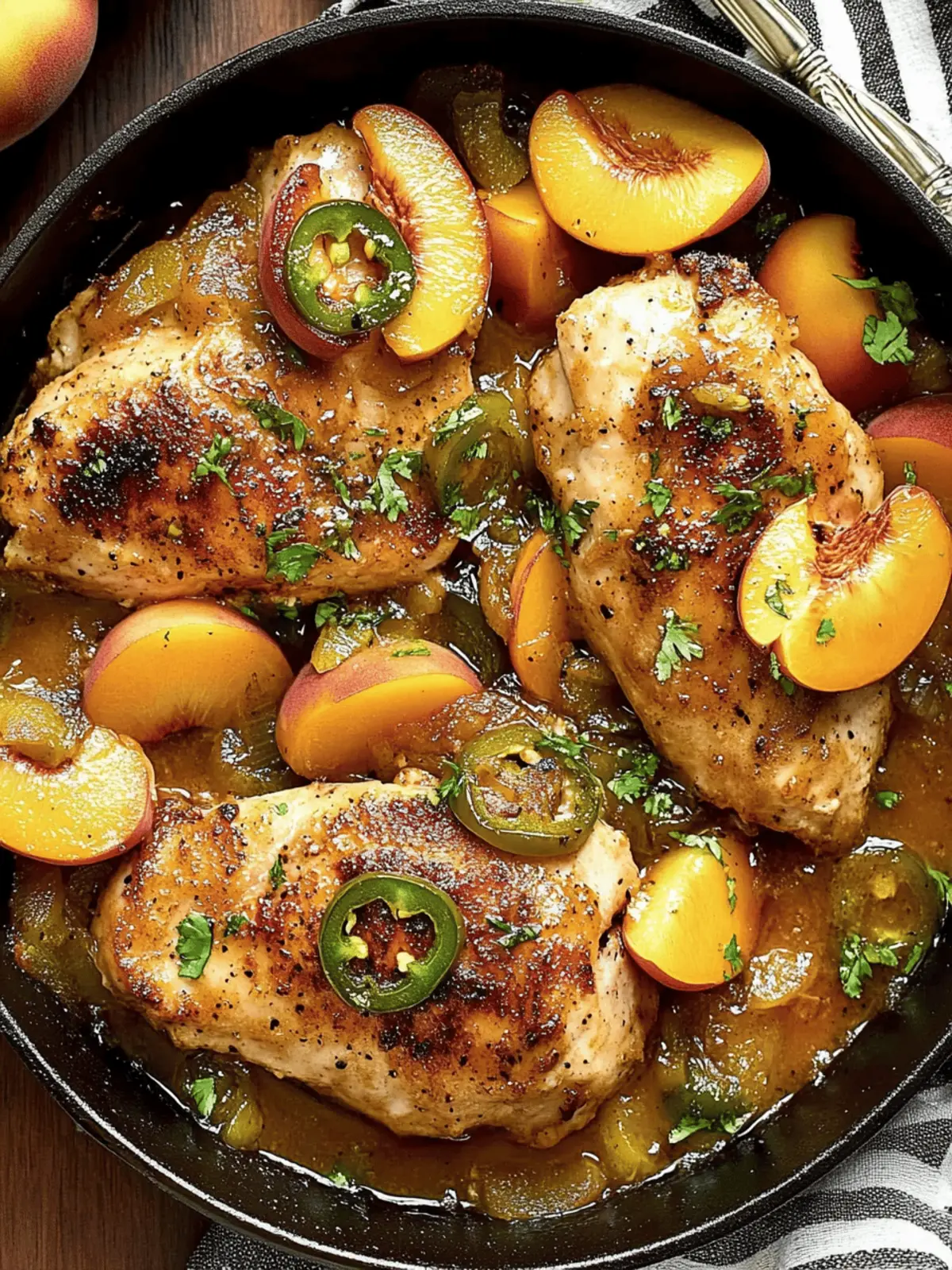 Jalapeno Peach Chicken