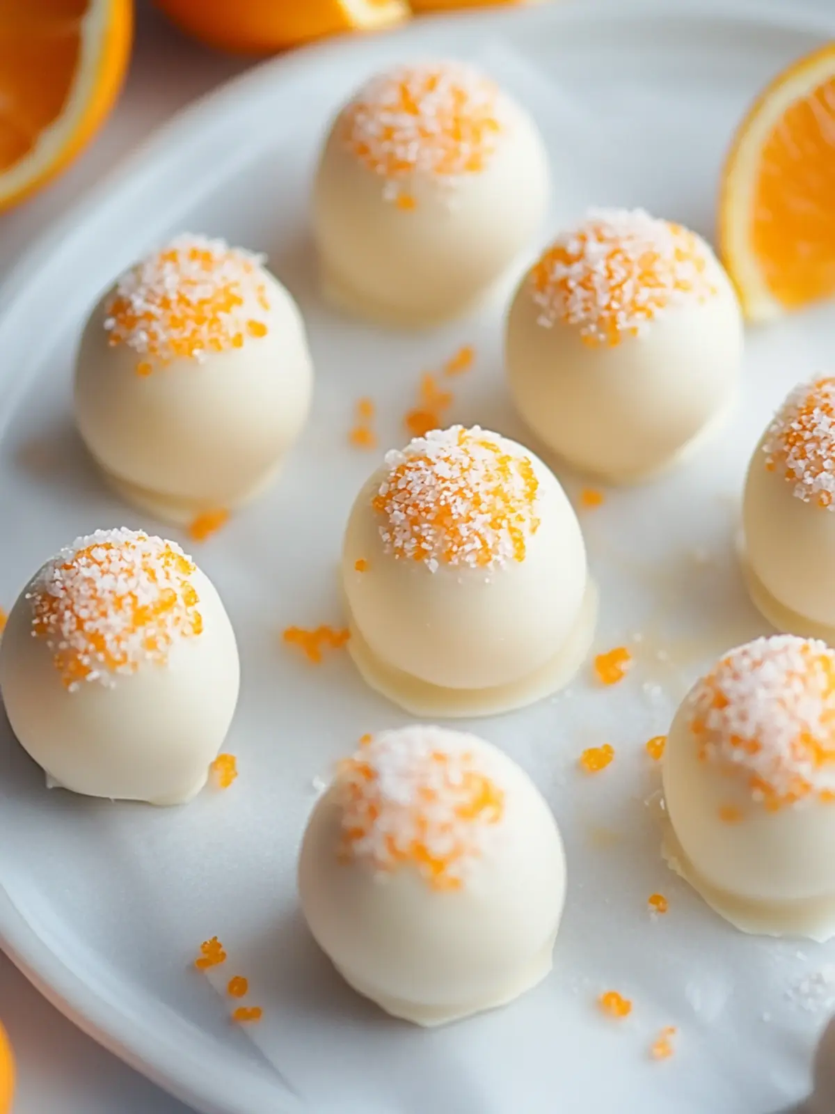 Orange Creamsicle Truffles