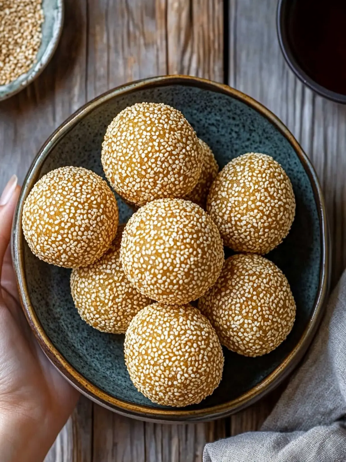How to make Crispy Sesame Balls – Jian Dui