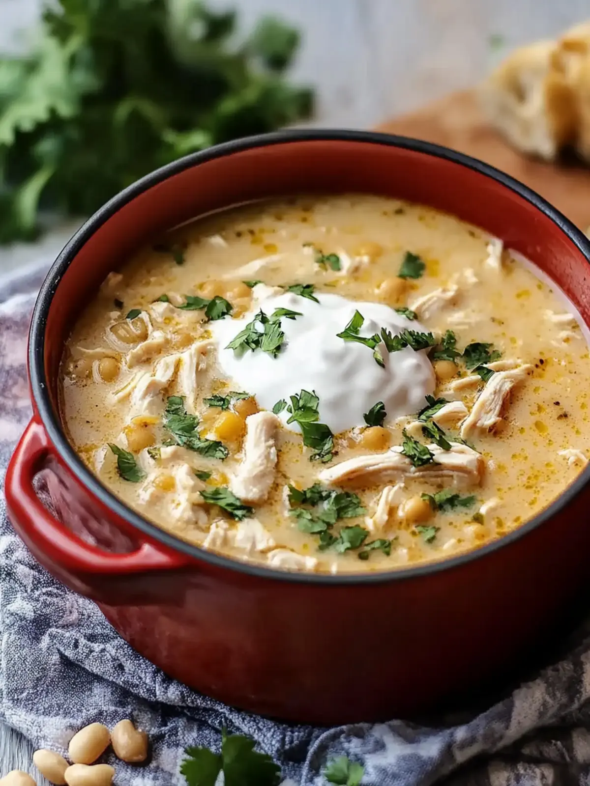 Simple Keto White Chicken Chili